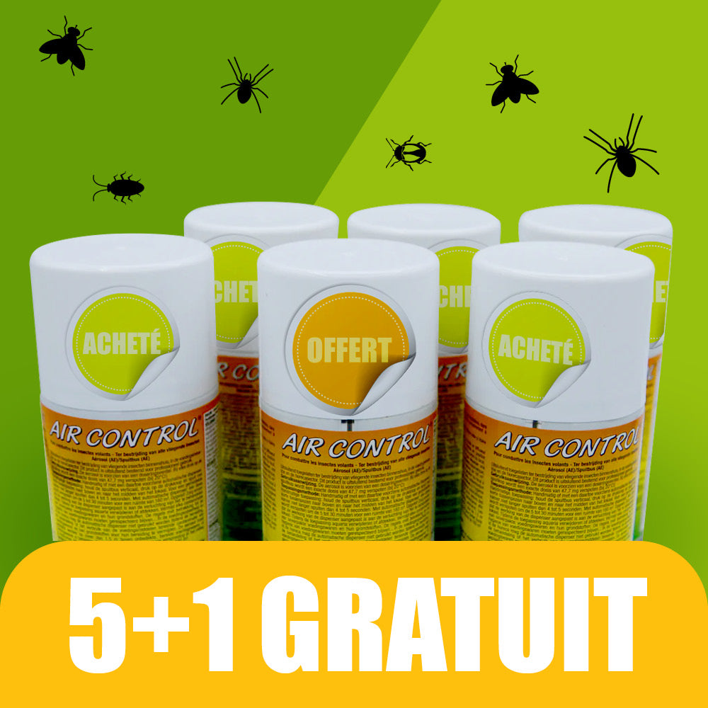 Air Control Pyrethre naturel (5 Achetés + 1 OFFERT). SUPER PROMO DESTOCKAGE