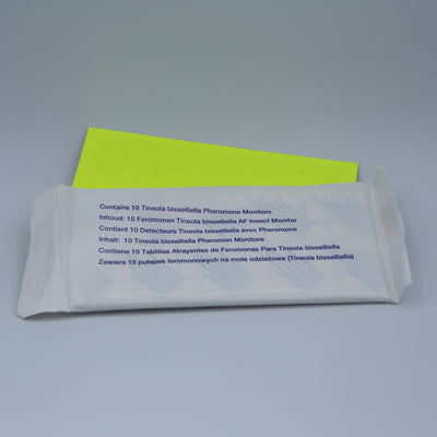 Pièges collants rectangulaires phéromone Mite alimentaire pour dispositif AF DIAMOND (paquet de 10)