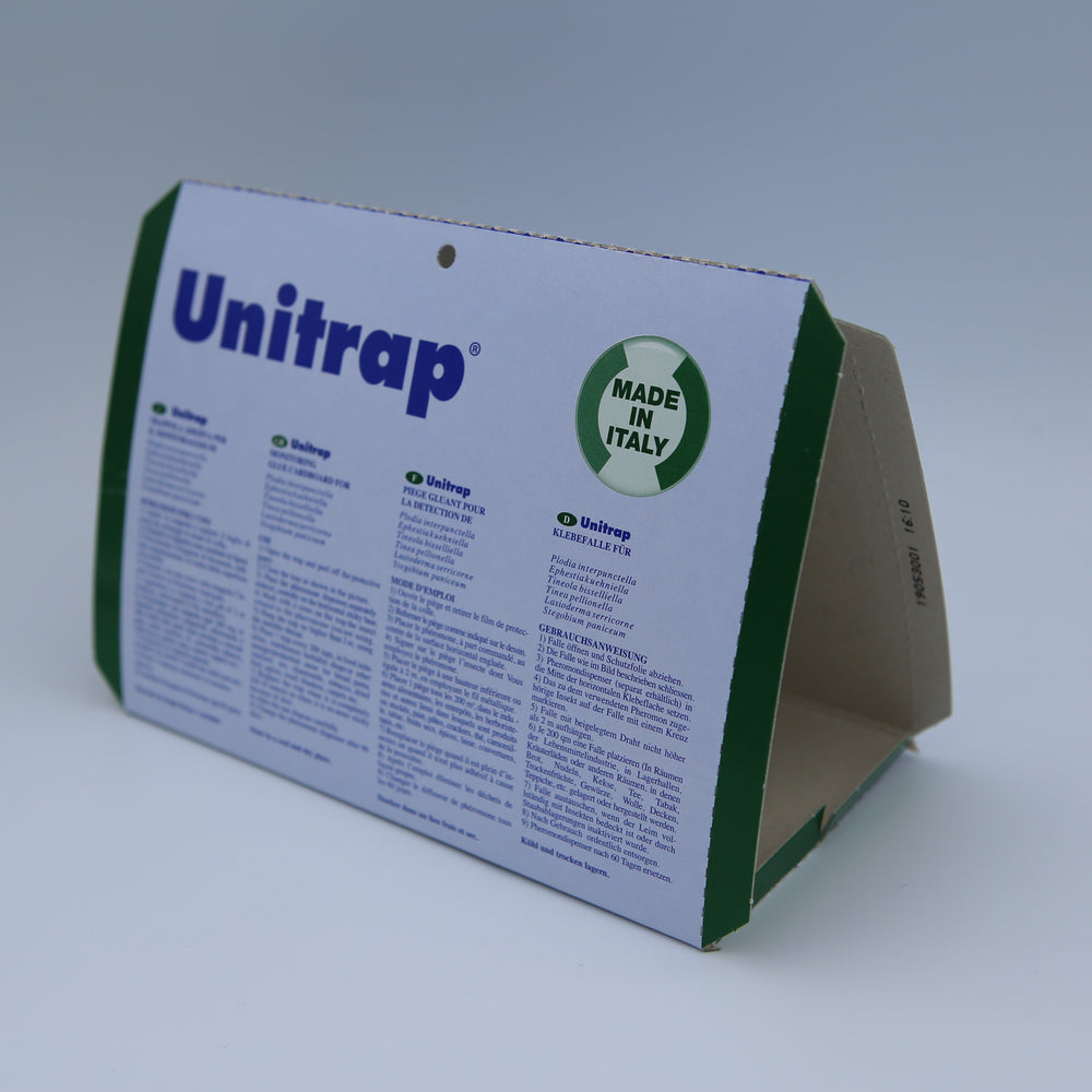 Pack UNITRAP phéromones mites vestimentaires (2 pièges UNITRAP + 2 flapules)